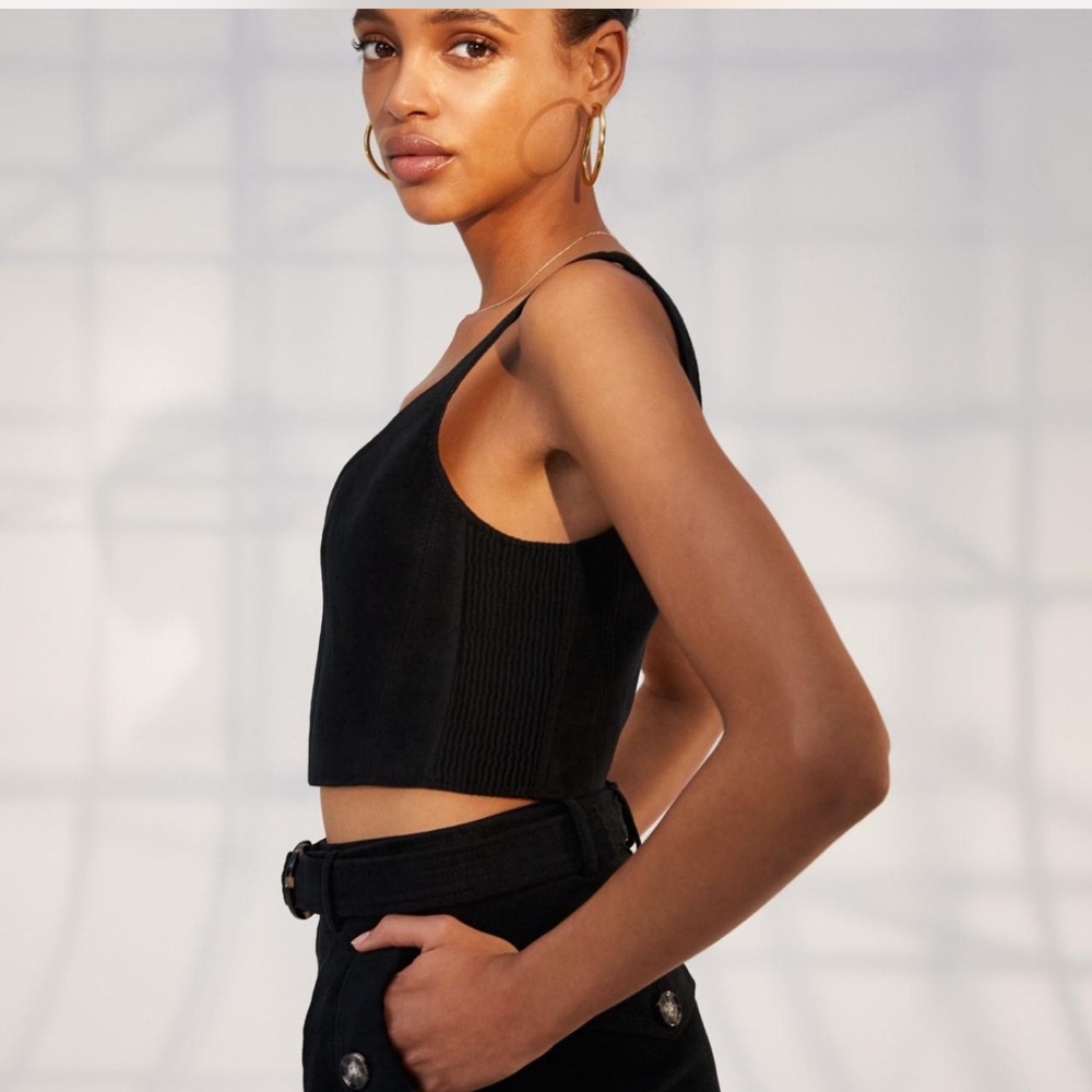 Babaton 1-01 cropped corset top - Picture 3 of 10